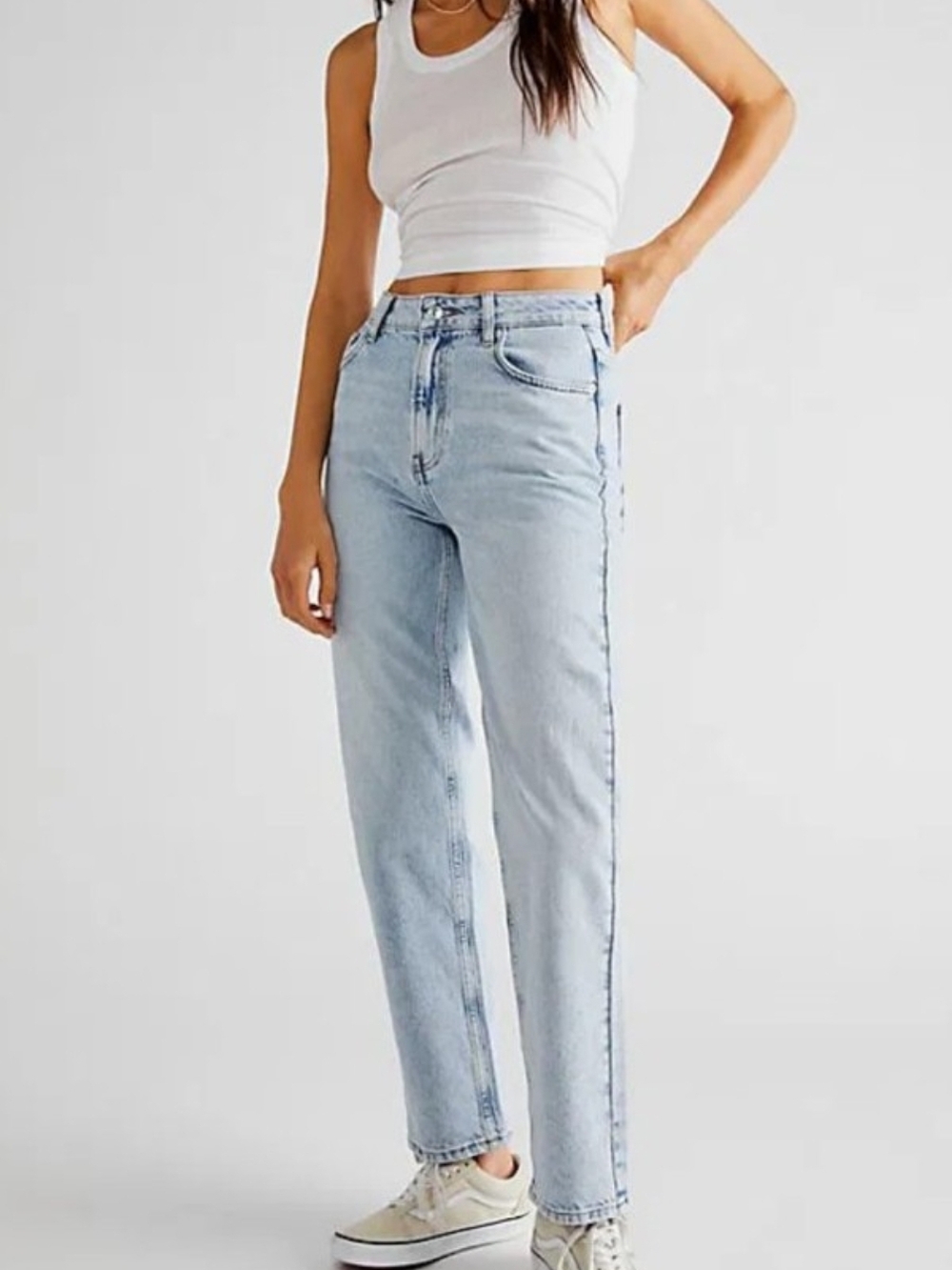 FREE PEOPLE We The Free Pacifica Straight Leg Jeans
Size 28